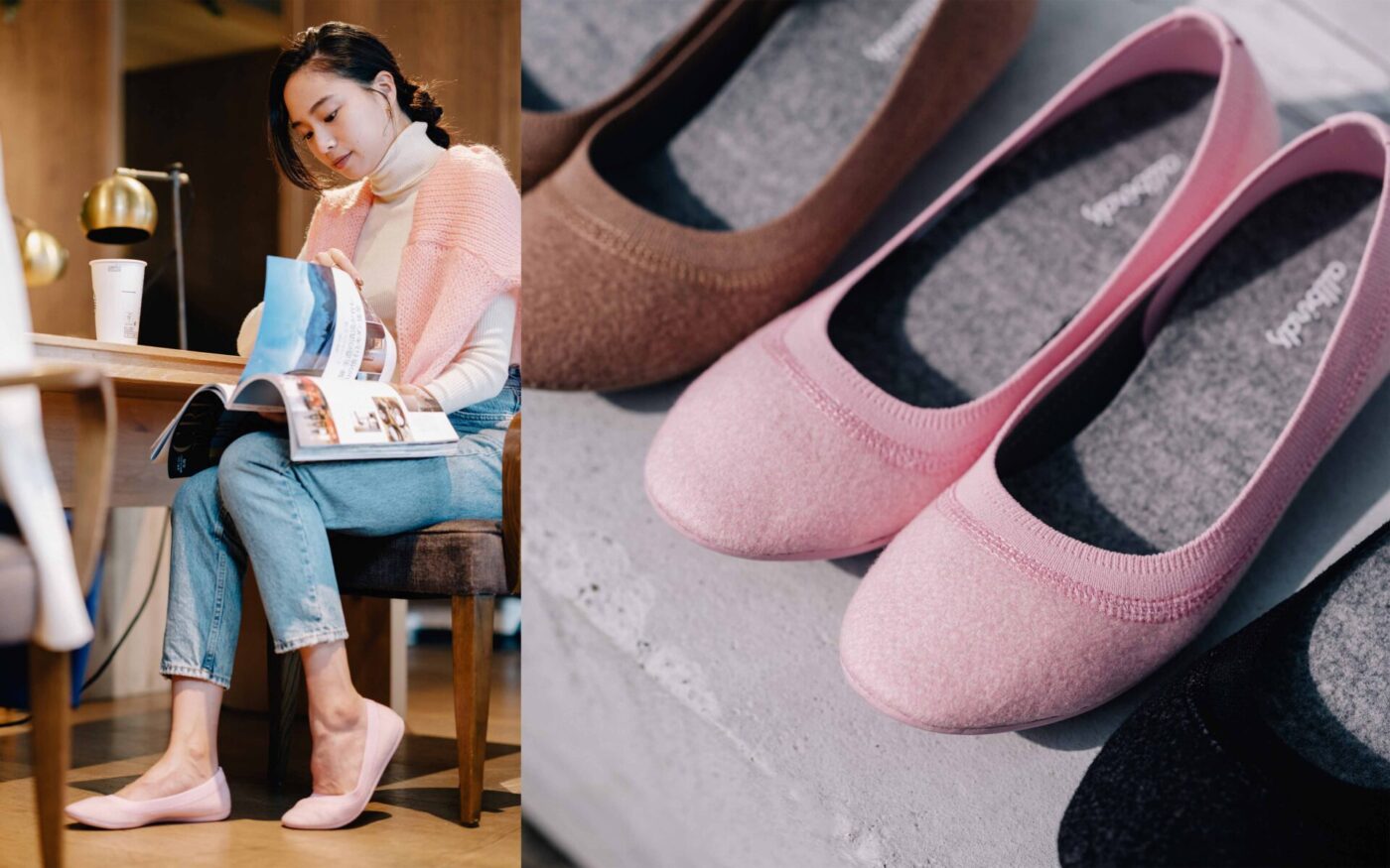 超熱 allbirds オールバーズ ウールブリーザー バレエシューズ