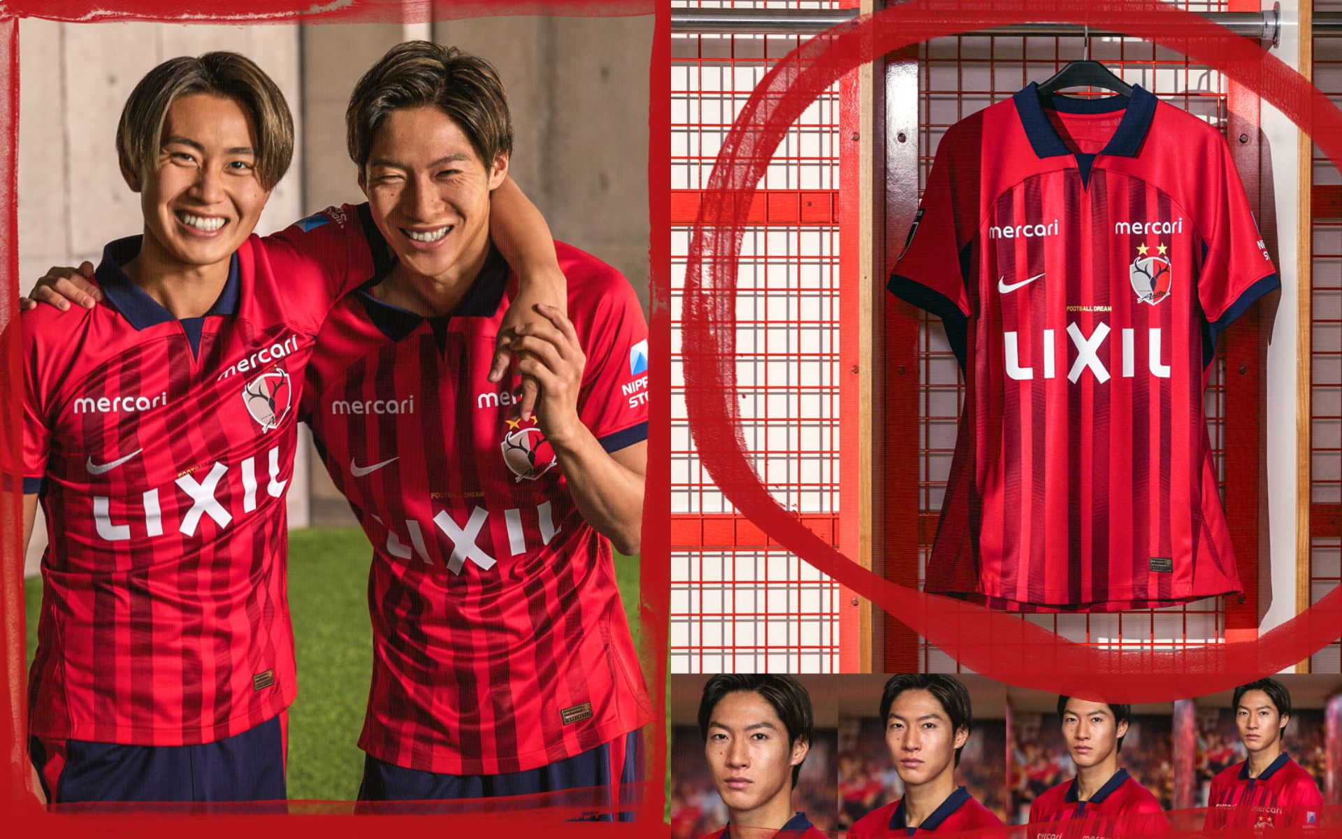 鹿島アントラーズユニフォーム ツジトモ × ANTLERS 応援グッズ